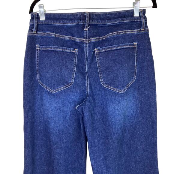 NYDJ Sz 6 Mia Palazzo Jeans in Northbridge Dark Wash Wide Leg High Waist Stretch - Picture 6 of 16